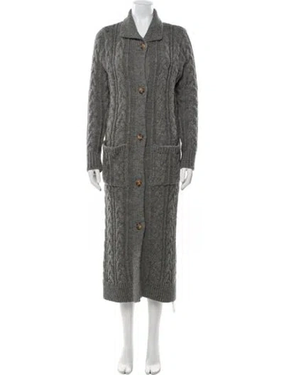Pre-owned Ted Baker Wool Coat In Grey