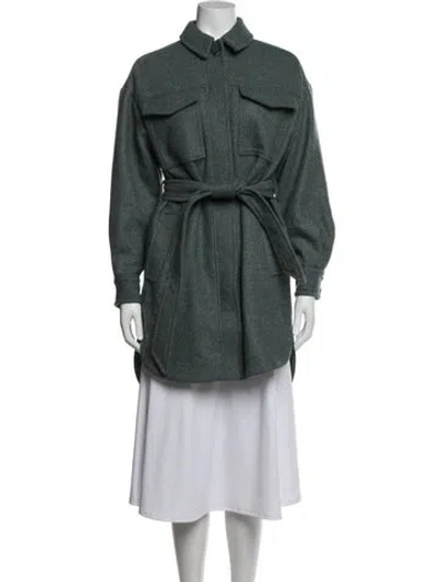 Pre-owned Ted Baker Wool Coat In Multi
