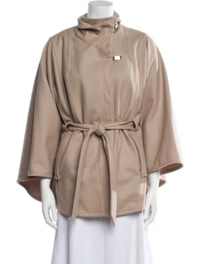 Pre-owned Ted Baker Wool Coat In Neutral