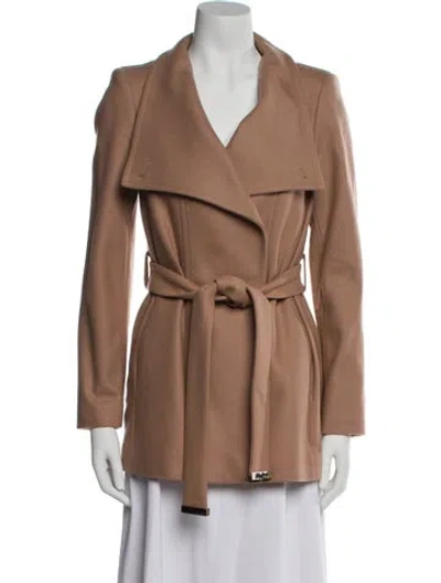 Pre-owned Ted Baker Wool Coat In Neutral