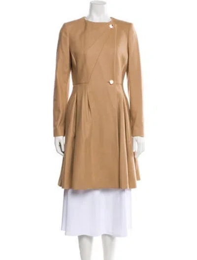 Pre-owned Ted Baker Wool Coat In Neutral