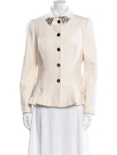 Pre-owned Ted Baker Wool Coat In Neutral