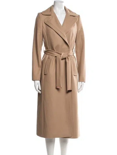 Pre-owned Ted Baker Wool Coat In Neutral