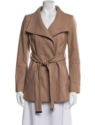 Pre-owned Ted Baker Wool Coat In Neutral