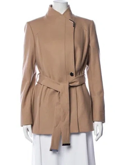 Pre-owned Ted Baker Wool Coat In Neutrals