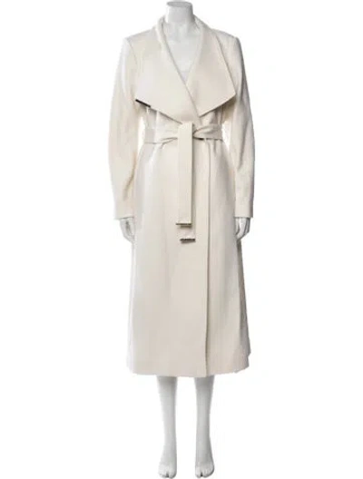 Pre-owned Ted Baker Wool Coat In Neutrals