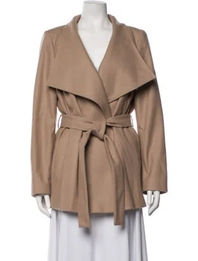 Pre-owned Ted Baker Wool Coat In Neutrals