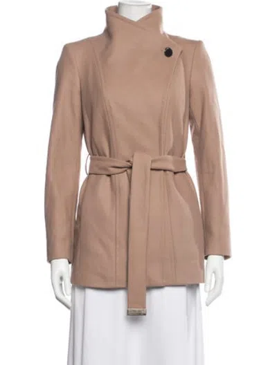 Pre-owned Ted Baker Wool Coat In Neutrals