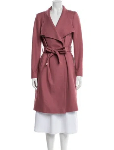 Pre-owned Ted Baker Wool Coat In Pink