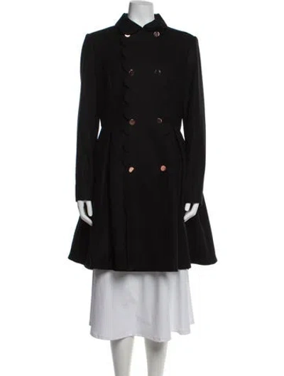 Pre-owned Ted Baker Wool Coat W/ Tags In Black