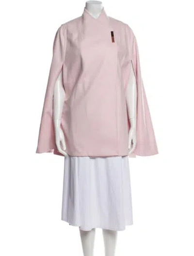 Pre-owned Ted Baker Wool Coat W/ Tags In Pink
