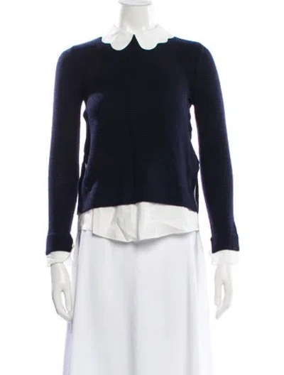 Pre-owned Ted Baker Wool Crew Neck Sweater In Multi