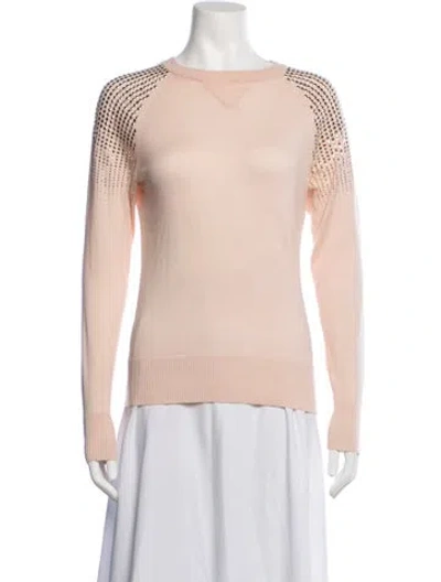 Pre-owned Ted Baker Wool Crew Neck Sweater In Neutrals