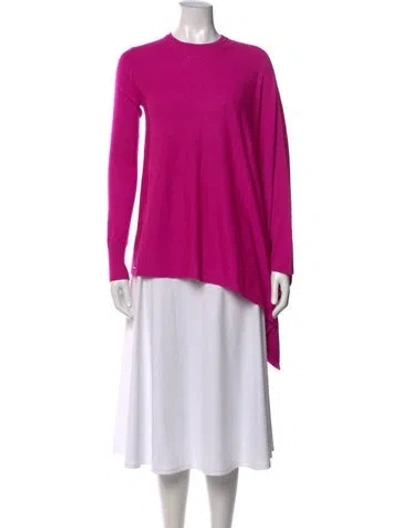 Pre-owned Ted Baker Wool Crew Neck Sweater In Pink