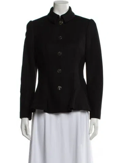Pre-owned Ted Baker Wool Evening Jacket In Black