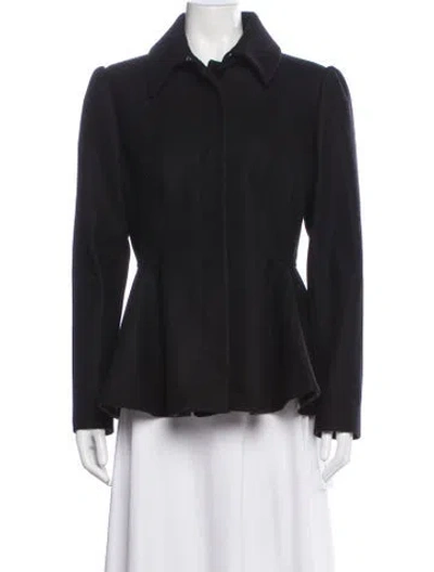 Pre-owned Ted Baker Wool Evening Jacket In Black