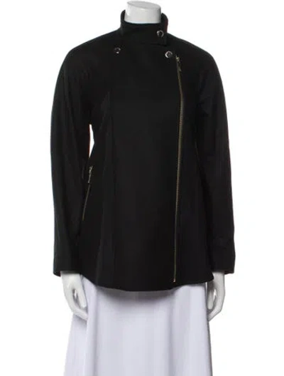 Pre-owned Ted Baker Wool Jacket In Black