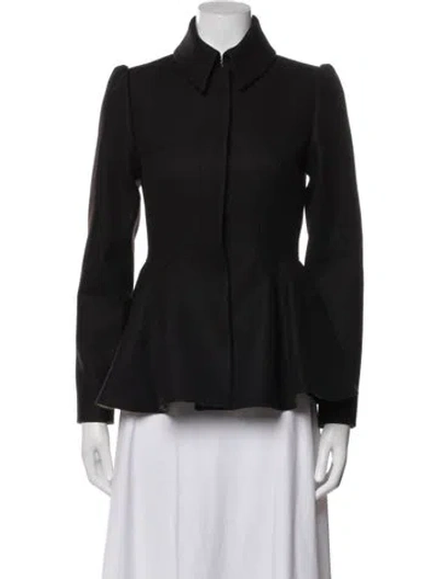 Pre-owned Ted Baker Wool Jacket In Black