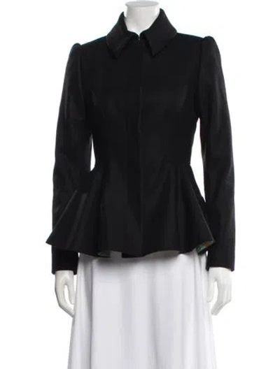 Pre-owned Ted Baker Wool Jacket In Black