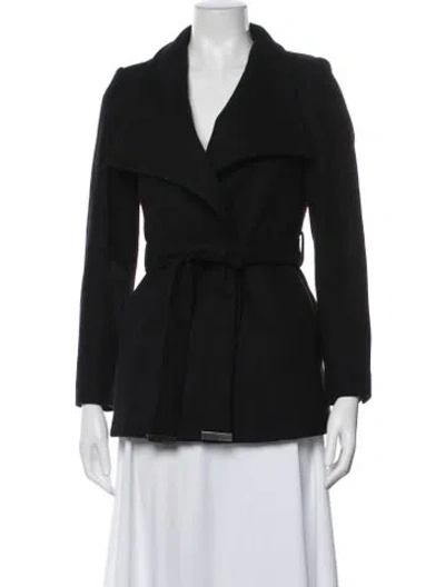 Pre-owned Ted Baker Wool Jacket In Black