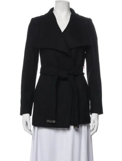 Pre-owned Ted Baker Wool Jacket In Black