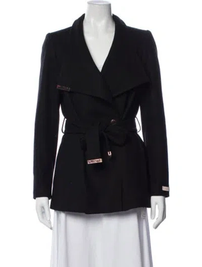 Pre-owned Ted Baker Wool Jacket In Blue