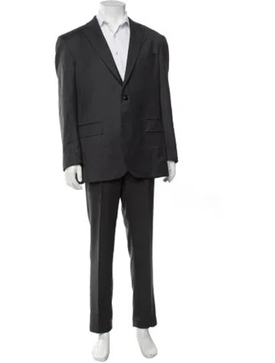 Pre-owned Ted Baker Wool Jacket In Gray