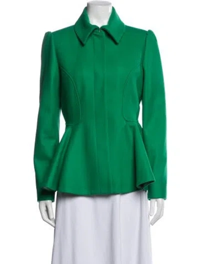 Pre-owned Ted Baker Wool Jacket In Green