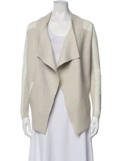 Pre-owned Ted Baker Wool Jacket In Neutral