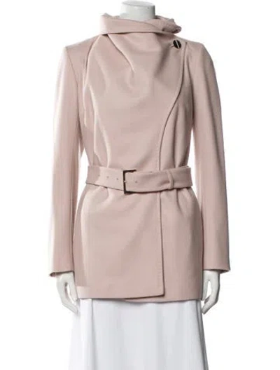 Pre-owned Ted Baker Wool Jacket In Pink