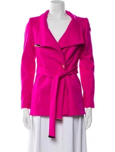 Pre-owned Ted Baker Wool Jacket In Pink