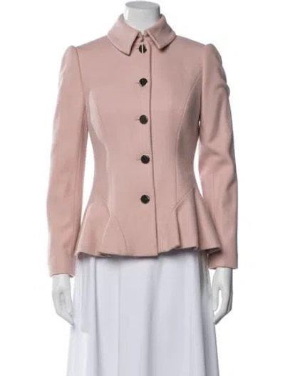 Pre-owned Ted Baker Wool Jacket In Pink
