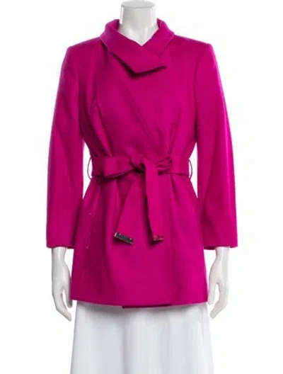 Pre-owned Ted Baker Wool Jacket In Pink