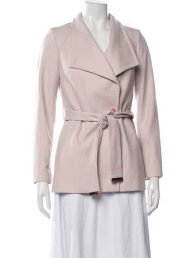 Pre-owned Ted Baker Wool Jacket In Pink