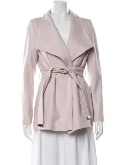 Pre-owned Ted Baker Wool Jacket In Pink