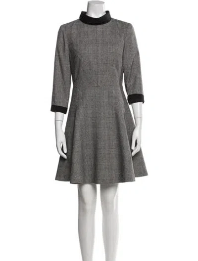 Pre-owned Ted Baker Wool Mini Dress In White