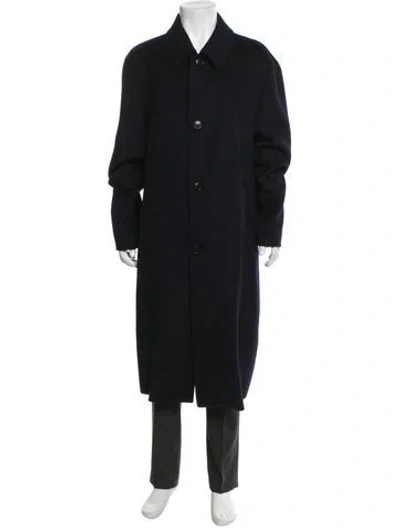 Pre-owned Ted Baker Wool Overcoat W/ Tags In Black