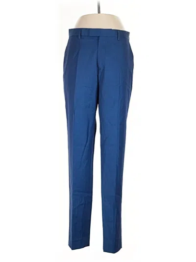 Pre-owned Ted Baker Wool Pants In Blue