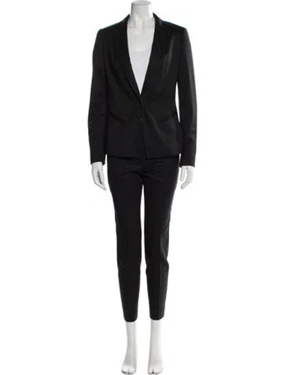 Pre-owned Ted Baker Wool Pantsuit In Black
