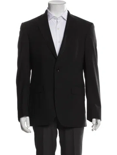 Pre-owned Ted Baker Wool Peacoat In Gray