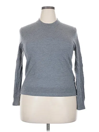 Pre-owned Ted Baker Wool Pullover Sweater In Gray