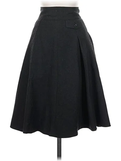 Pre-owned Ted Baker Wool Skirt In Black