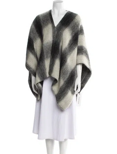 Pre-owned Ted Baker Wool Striped Sweater In Gray