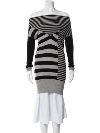 Pre-owned Ted Baker Wool Striped Sweater In Multicolor