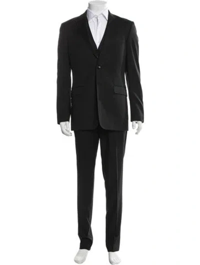 Pre-owned Ted Baker Wool Three-piece Suit In Gray