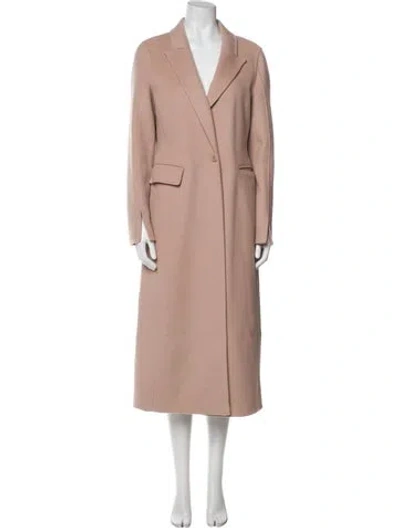 Pre-owned Ted Baker Wool Trench Coat In Brown
