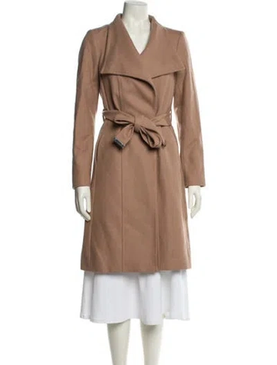 Pre-owned Ted Baker Wool Trench Coat In Brown