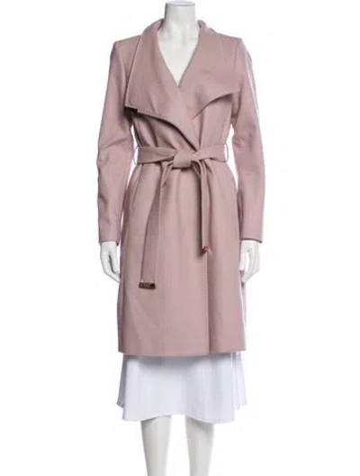 Pre-owned Ted Baker Wool Trench Coat In Multi