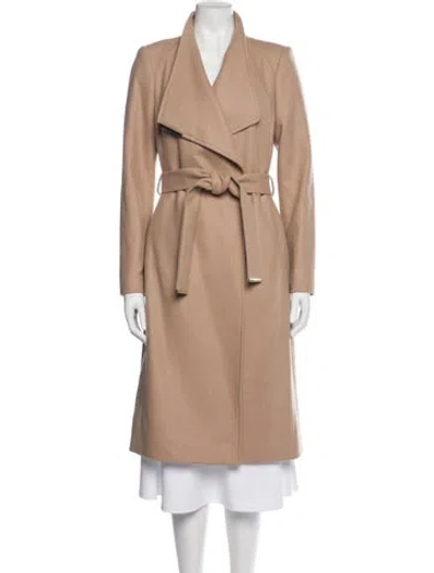 Pre-owned Ted Baker Wool Trench Coat In Neutral