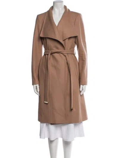 Pre-owned Ted Baker Wool Trench Coat In Neutral